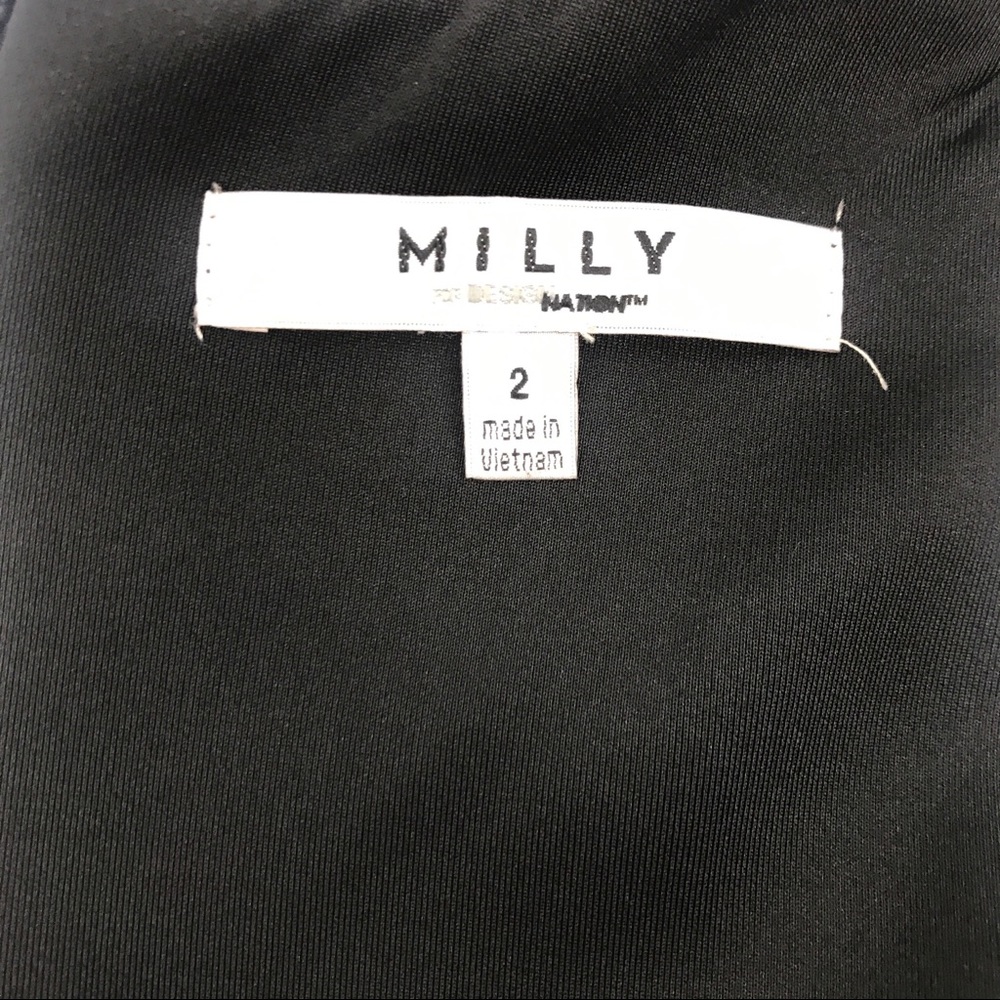 MILLY | Black Scuba Dress - Picture 6 of 7